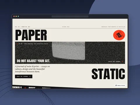 PAPER STATIC preview