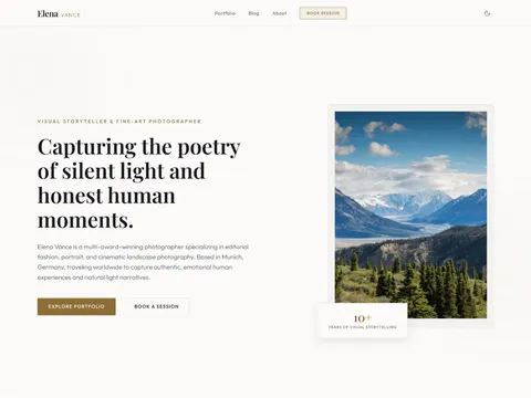 PhotographerFolio preview