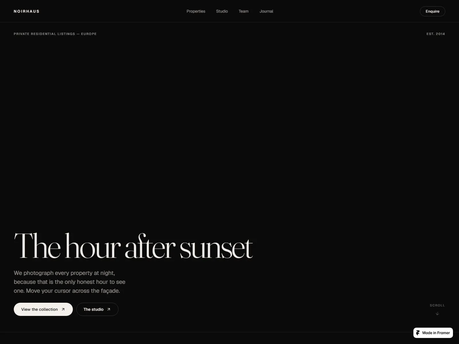 NOIRHAUS preview