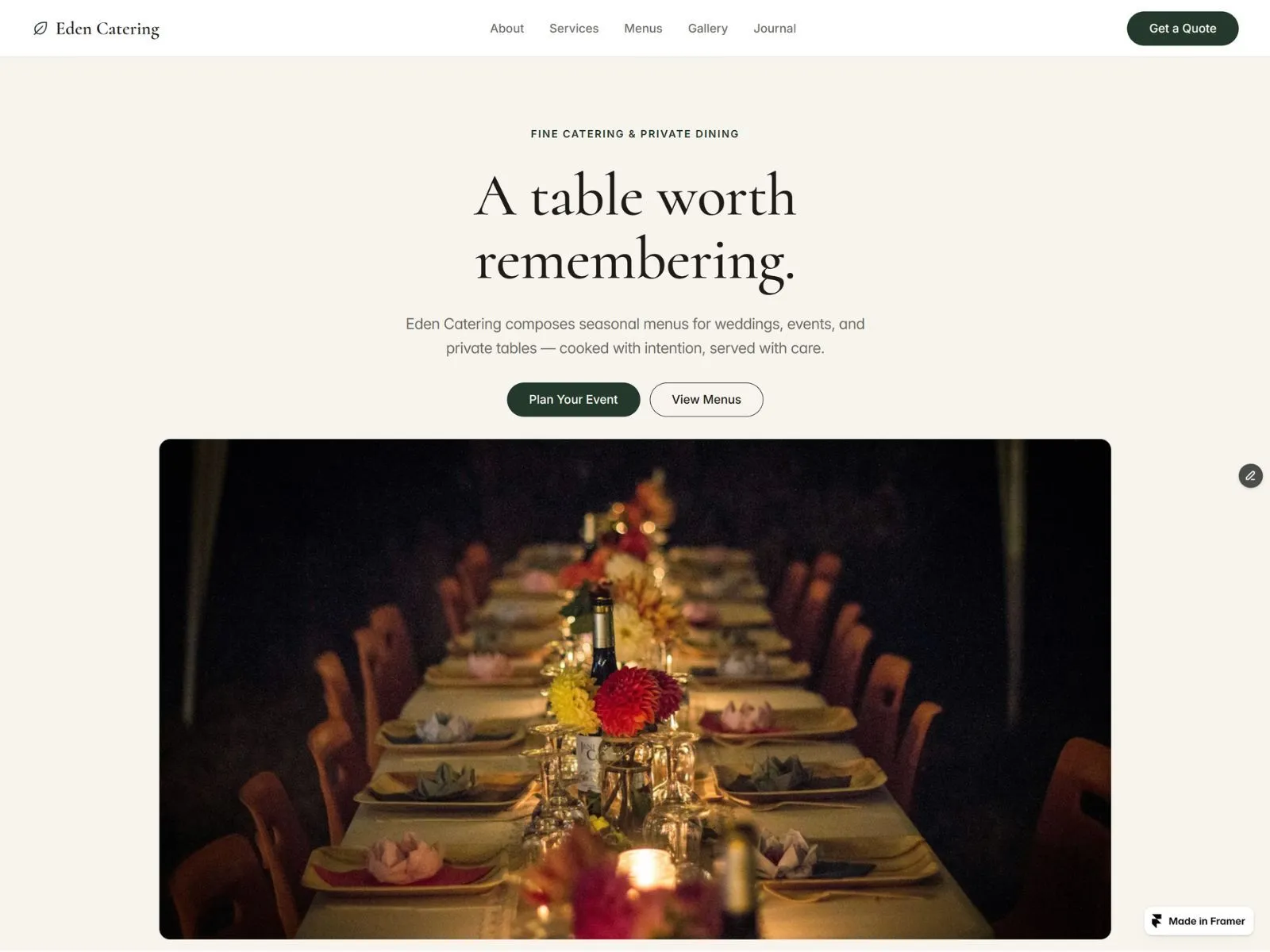 EdenCatering preview