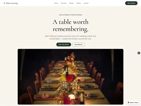EdenCatering preview