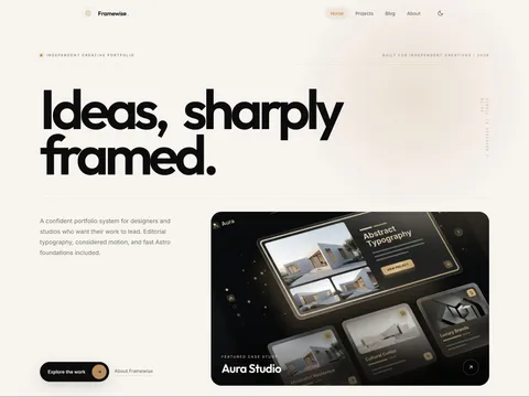Framewise preview