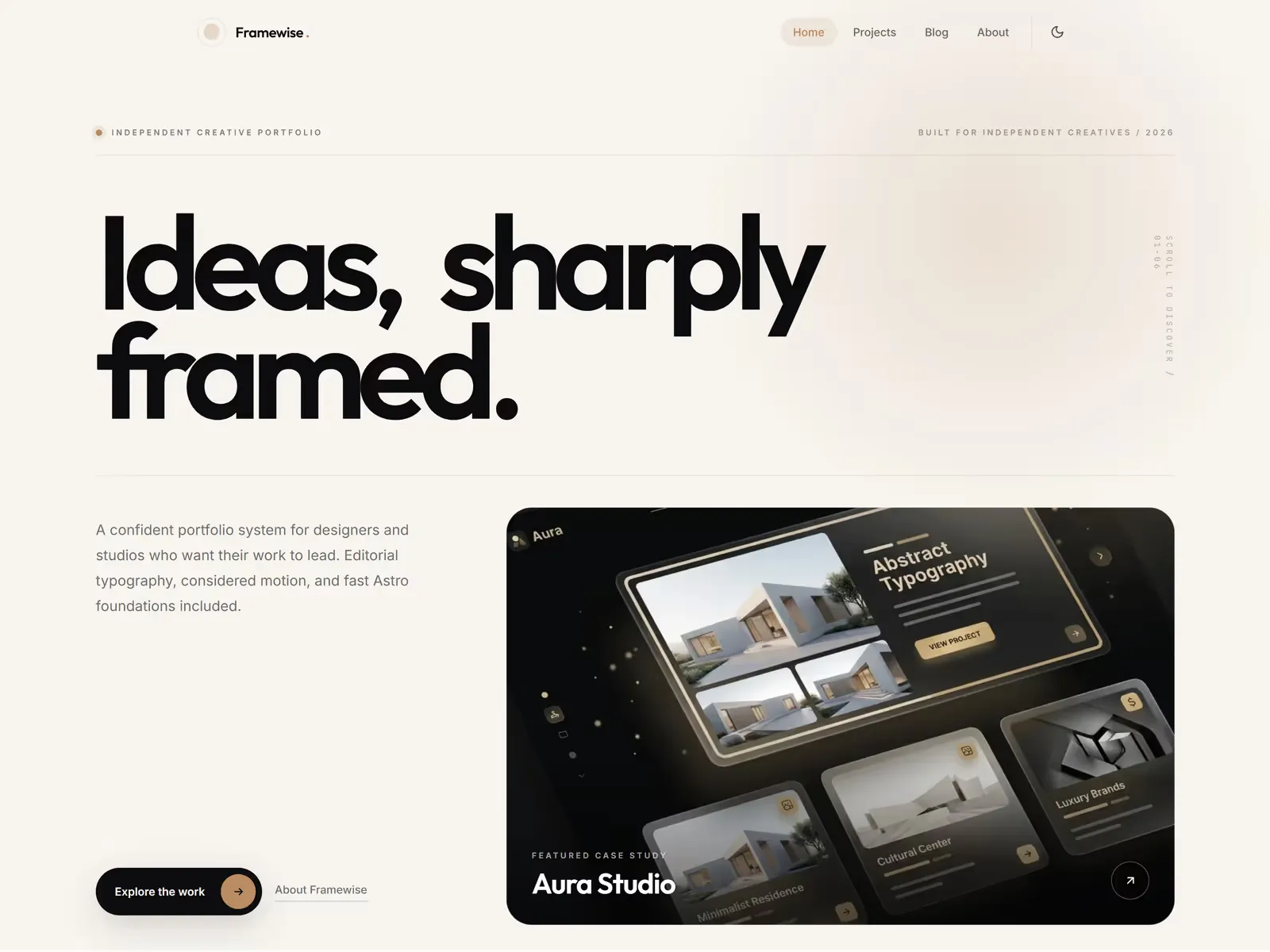 Framewise preview
