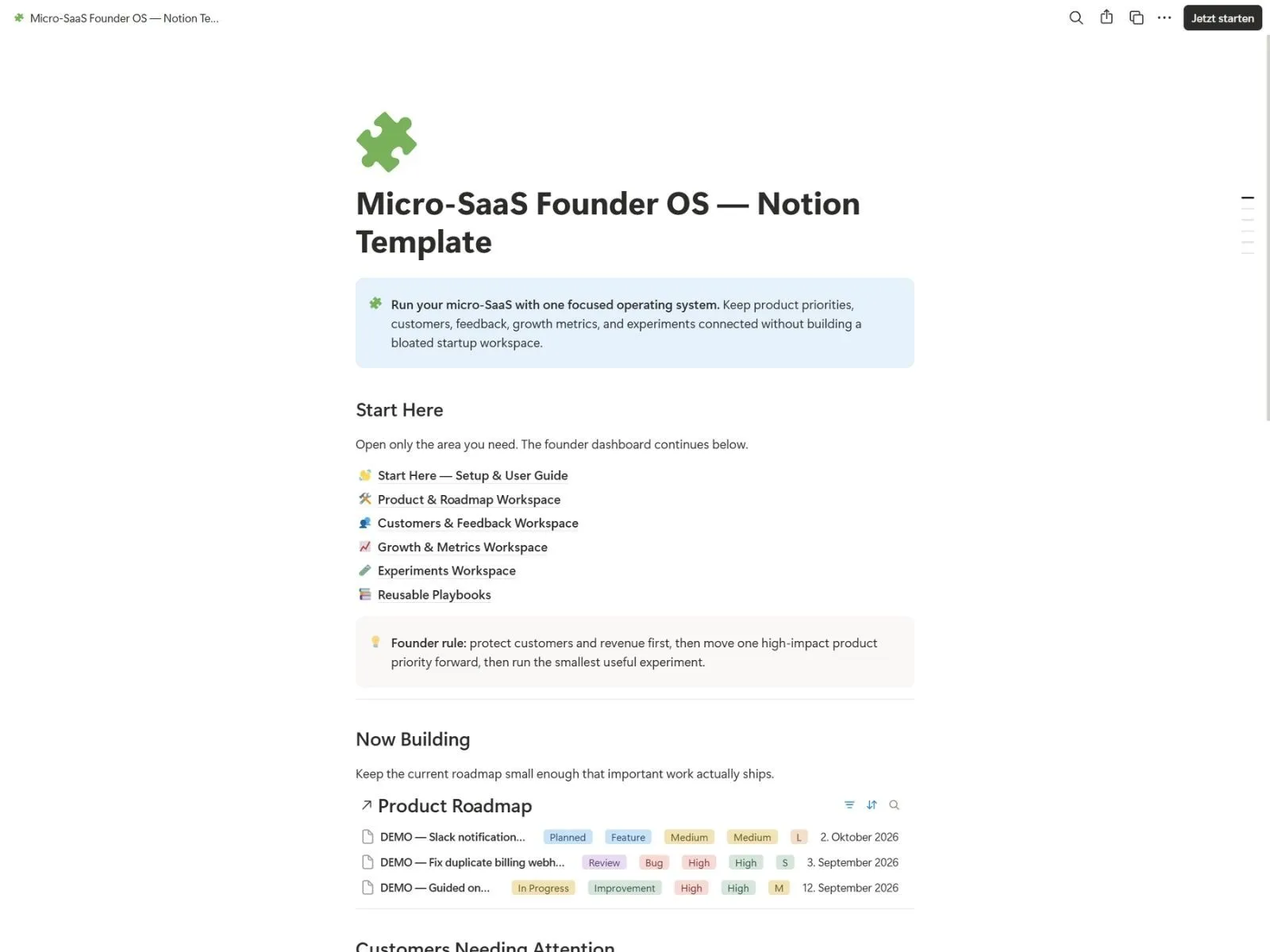 Micro-SaaS Founder OS preview