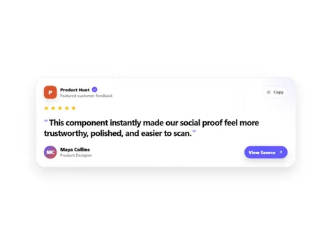 Credora Embed preview
