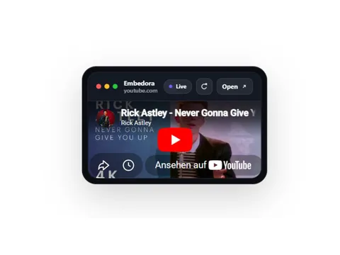 Embedora preview