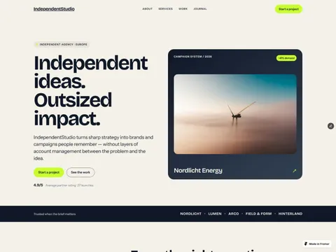 IndependentStudio preview