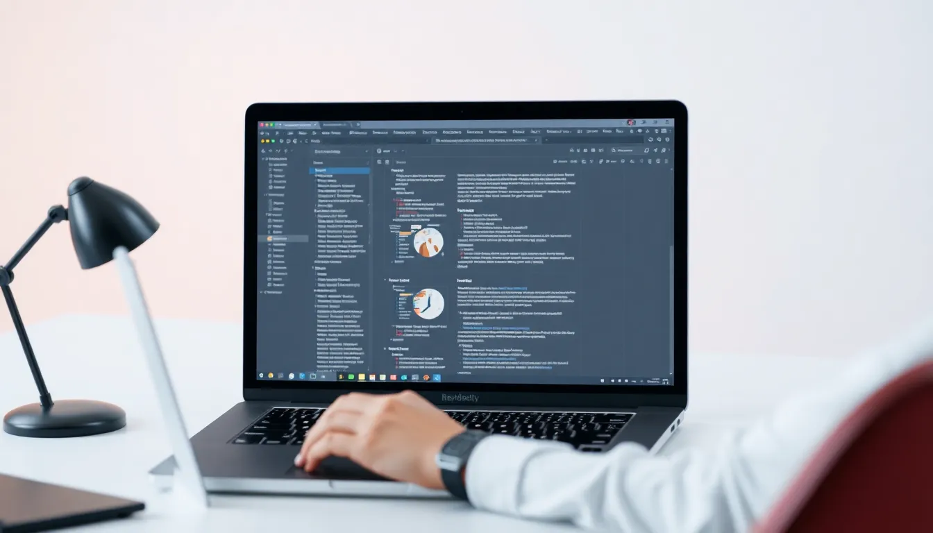 Developer reviewing structured content files in an Astro project
