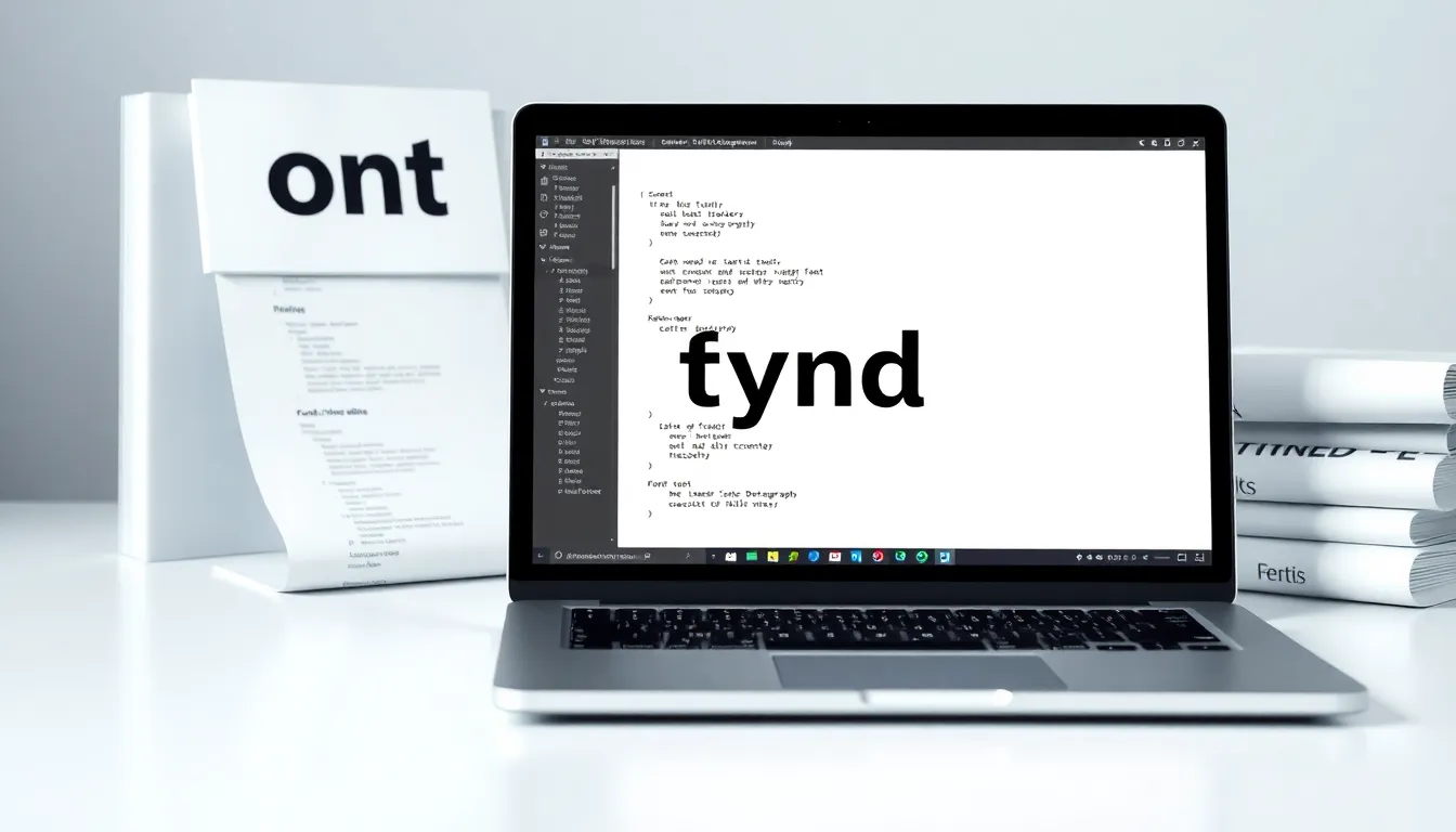 Developer reviewing typography settings and font files for an Astro site
