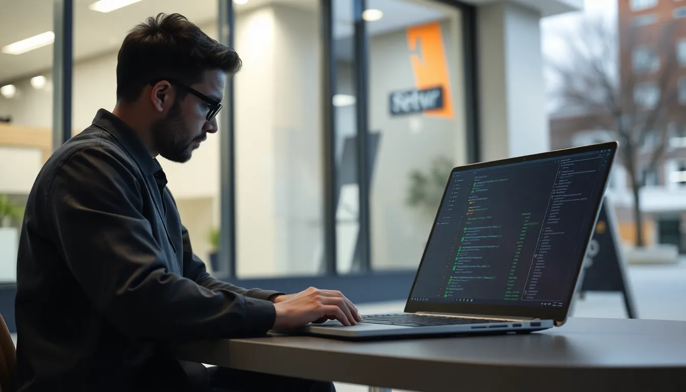 Entwickler arbeitet mit serverseitigem Sitzungszustand für einen Astro-Onlineshop