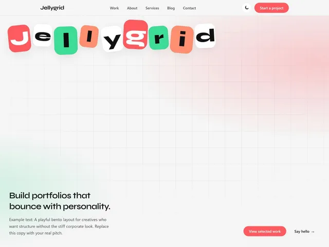 Jellygrid preview