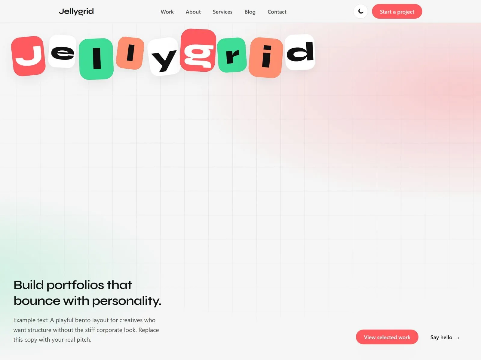 Jellygrid preview