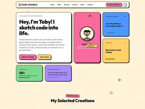 Toonfolio preview