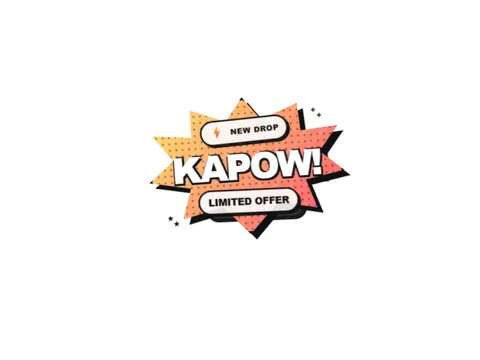 KAPOW Comic Sticker preview