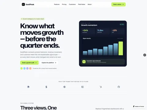 SaaSPeak preview