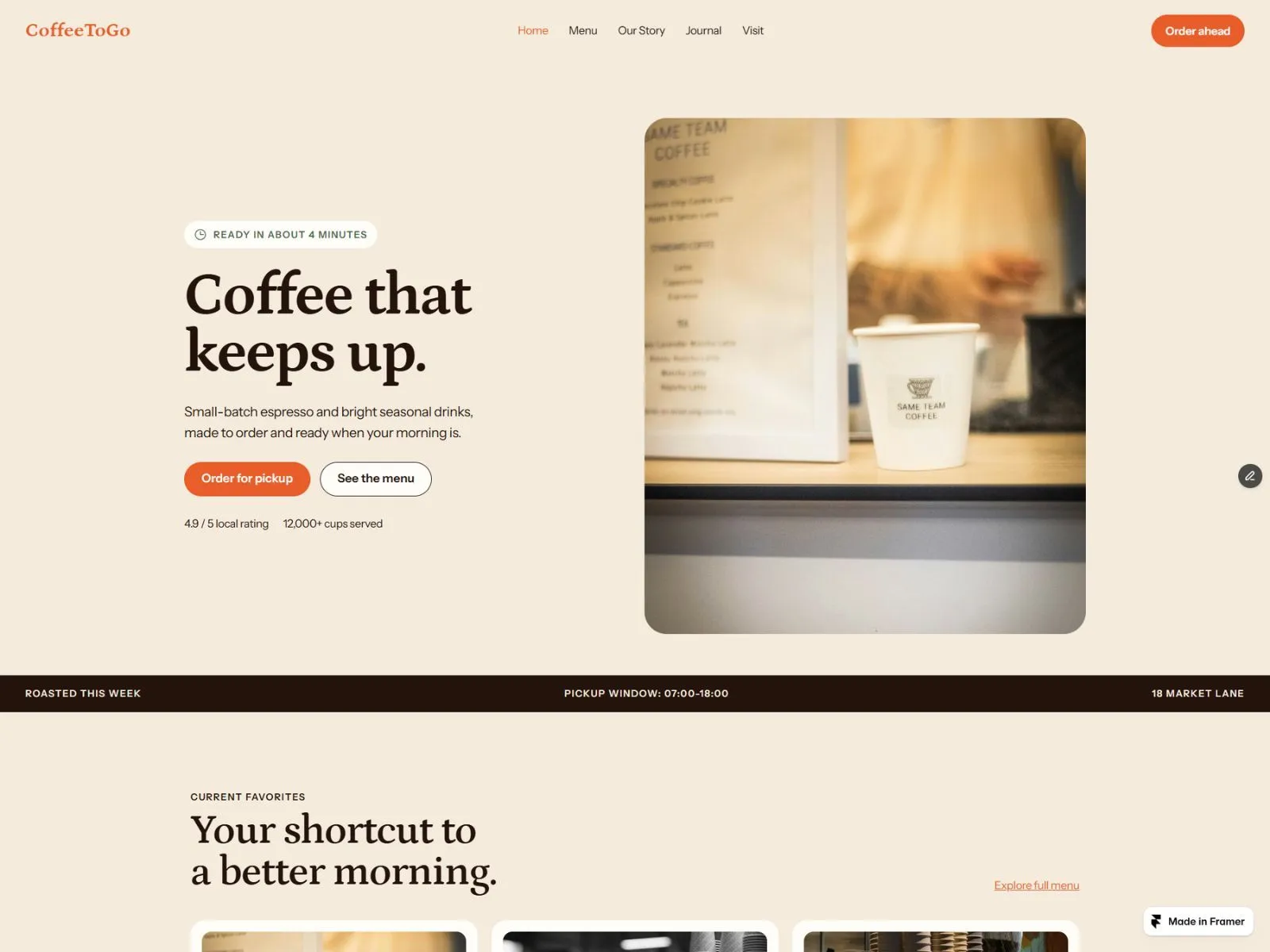 CoffeeToGo preview