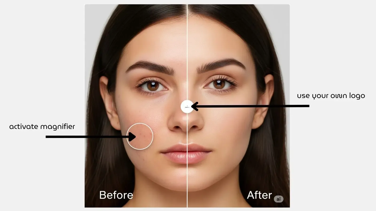 Before/After Image Slider Pro storefront slider comparing product photos