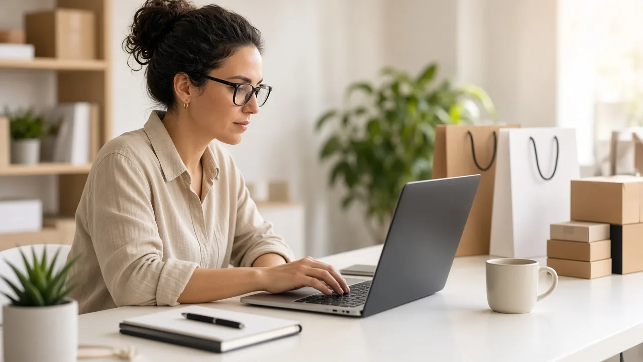 Shopper comparing before and after photos on a product page