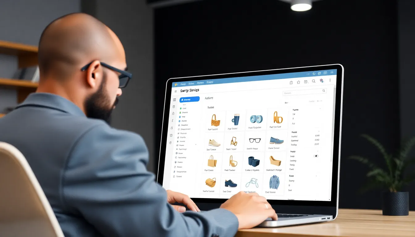 Merchant reviewing structured custom content in the Shopify admin