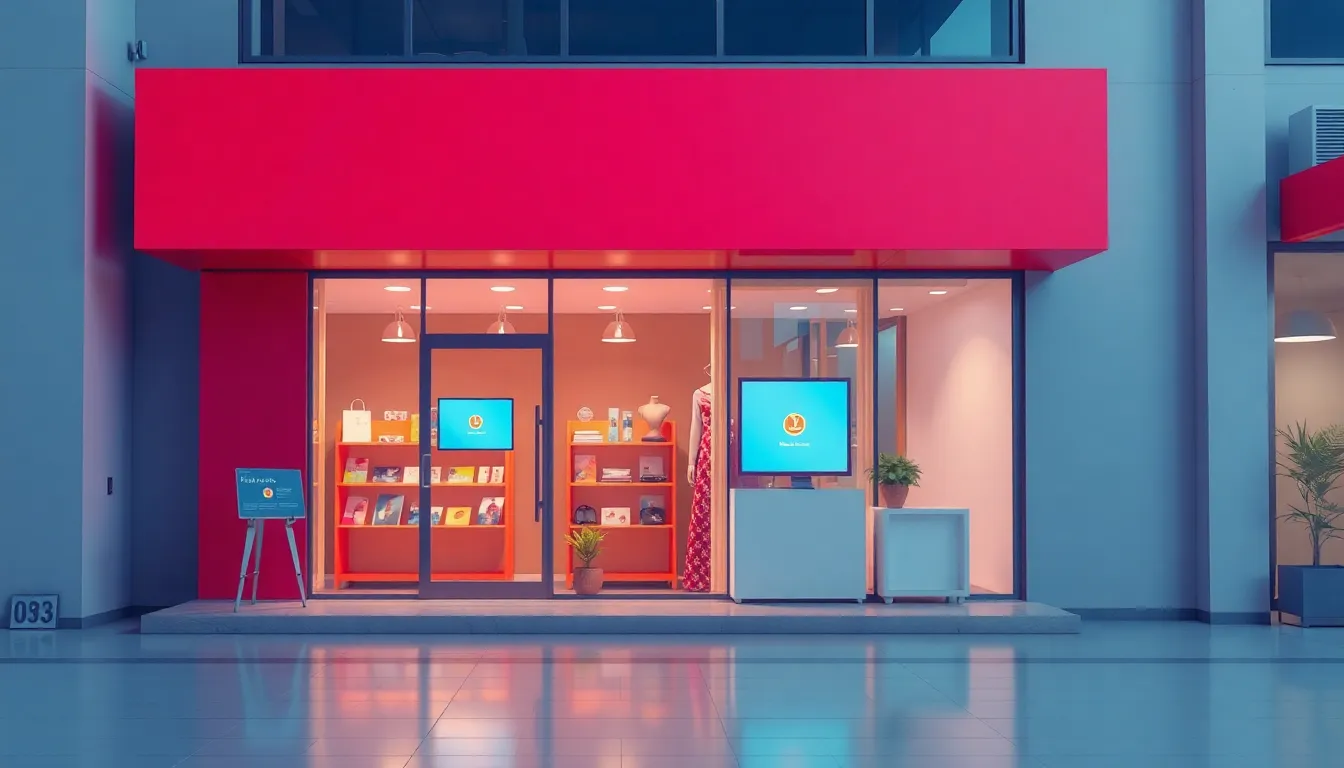 Colorful storefront showcasing e-commerce themes