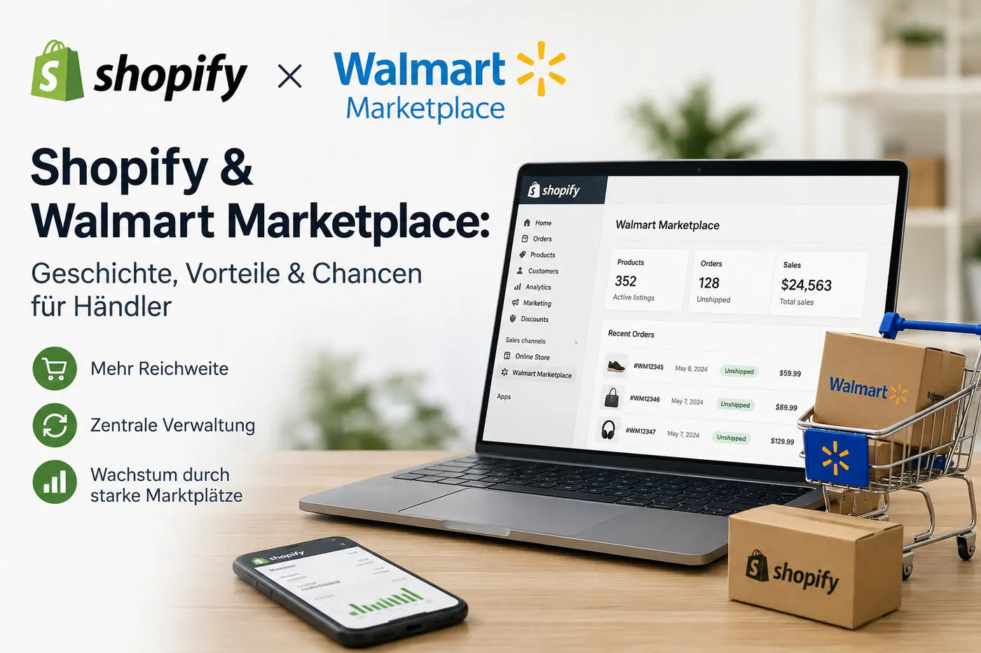 Shopify und Walmart Marketplace: Wie die Partnerschaft entstand und was sie Händlern bringt