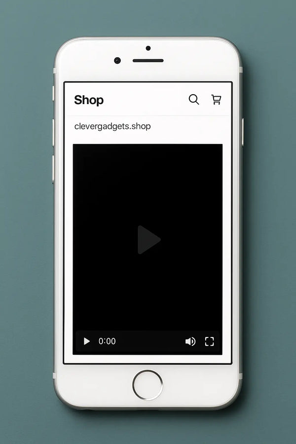 Ein Handy dessen Video nicht lädt