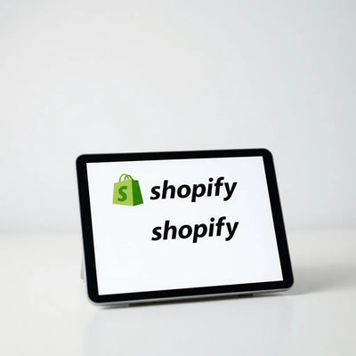 Shopify Plattform auf einem digitalen Gerät