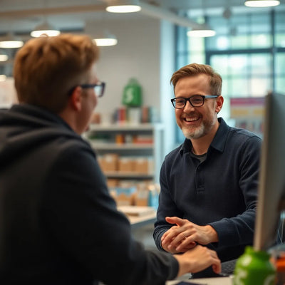 Zufriedener Kunde auf optimierter Website
