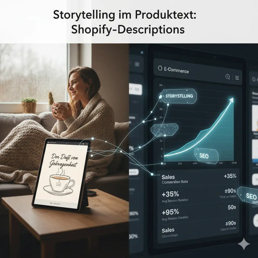Storytelling im Produkttext: Wie du mit Shopify-Descriptions Emotionen verkaufst