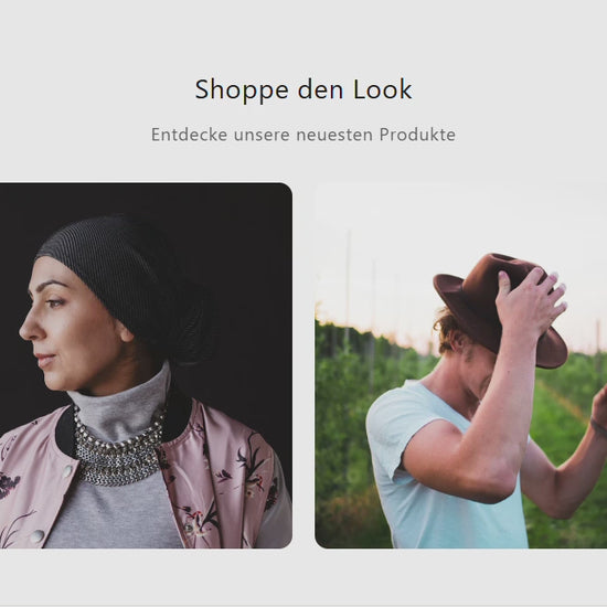 Video einer Shoppable Feed Shopify Section